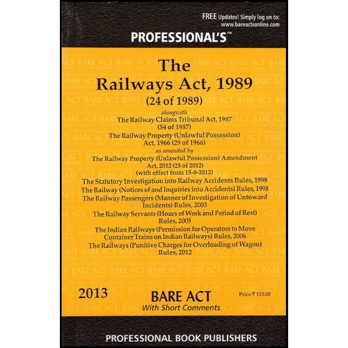  Professional's Railways Act,1989 Bare Act
